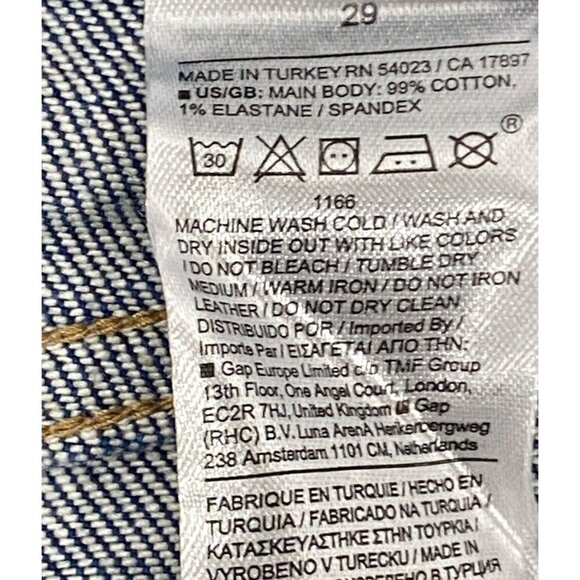 Banana Republic 2024 Stacked Slim Bootcut Jeans Womens 29 Blue Medium Wash - Picture 8 of 12